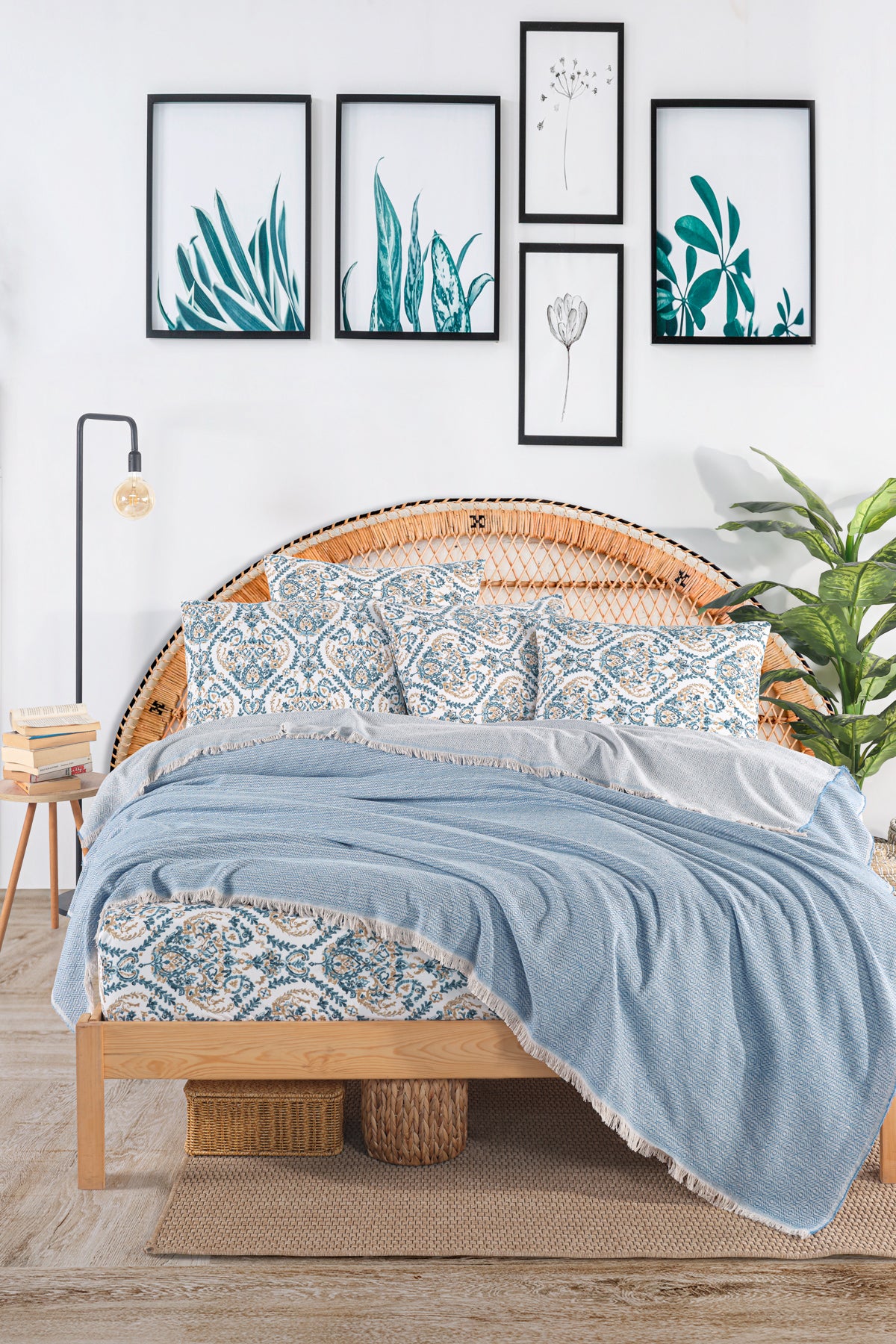 Çift Kişilik Begenal Oslo Pike Takımı Mavi