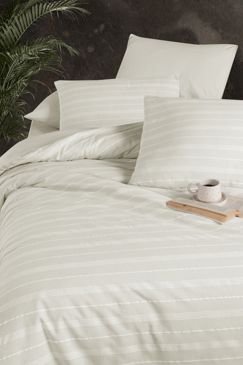 Çift Kişilik Begenal Oslo Nevresim Takımı Krem