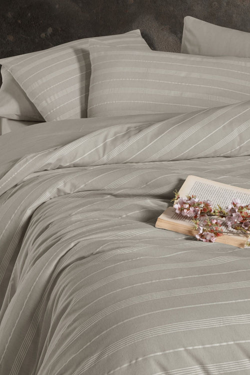 Çift Kişilik Begenal Oslo Nevresim Takımı Taş