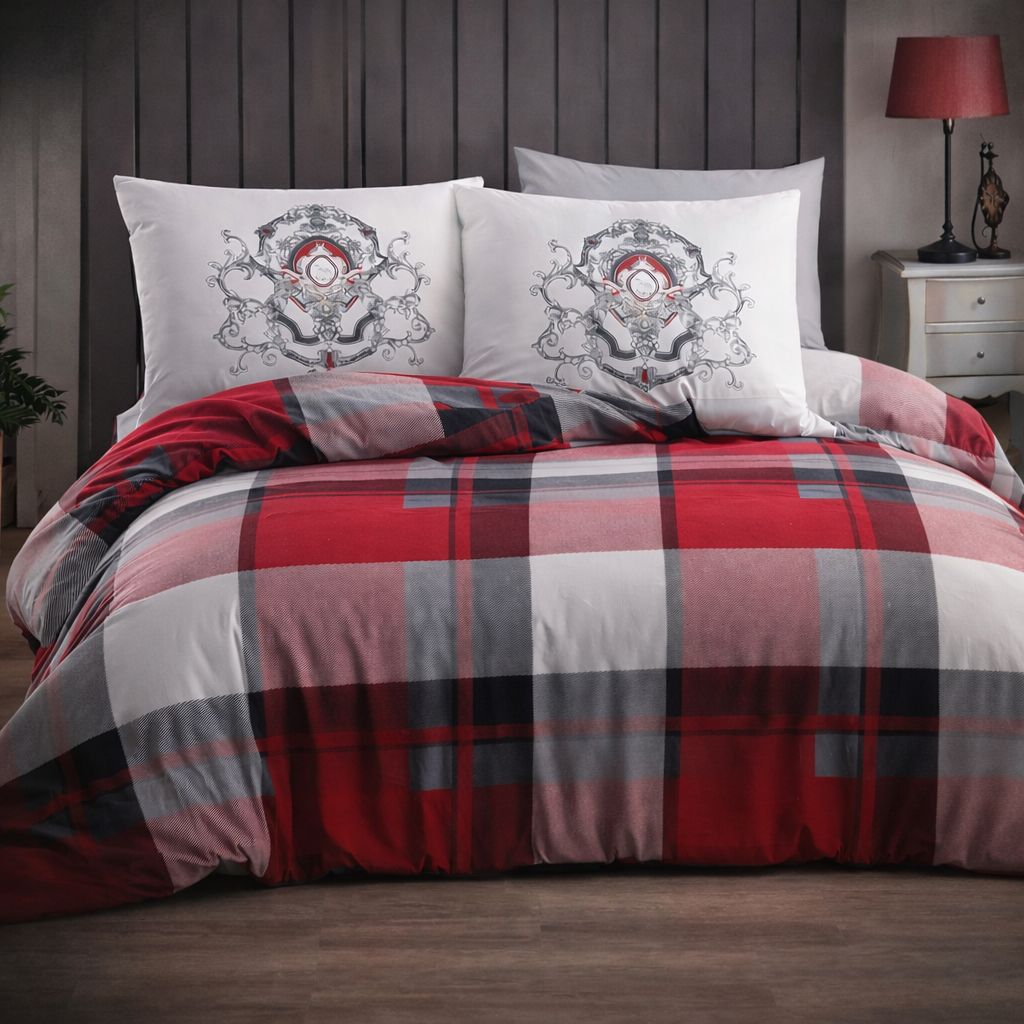 Çift Kişilik New Home Ranforce Life Silikonlu Uyku Seti Riwer