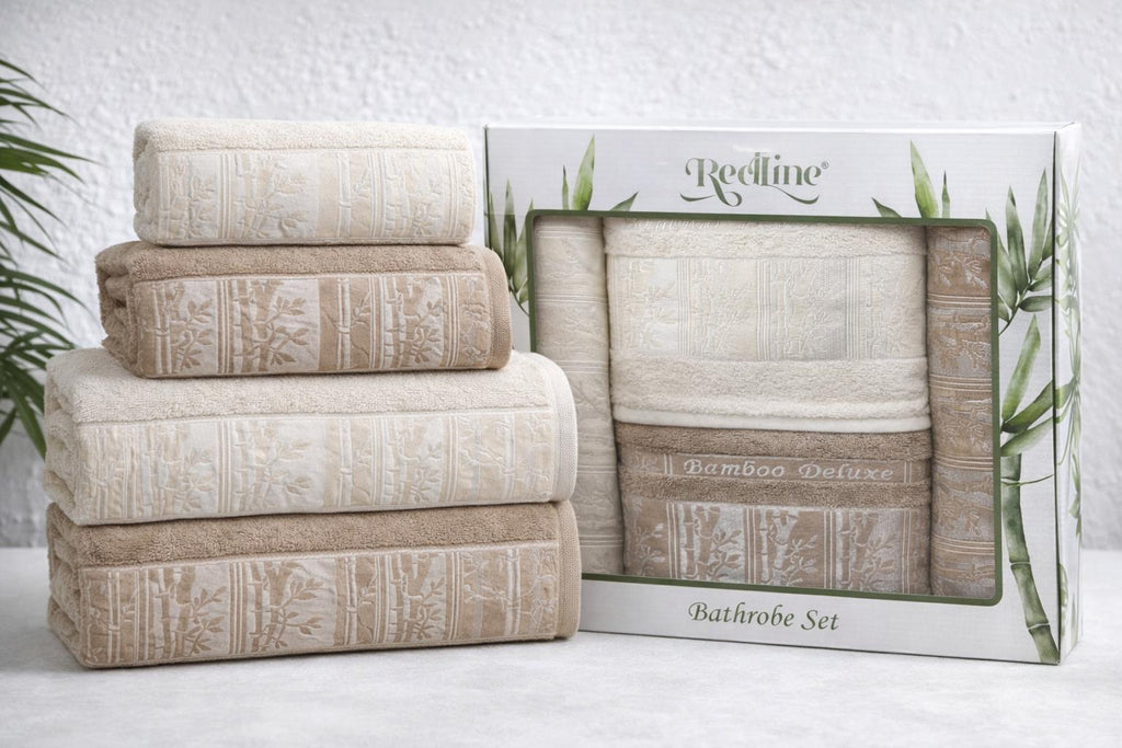 Redline Bambu 4 Parça Hamam Seti Lona