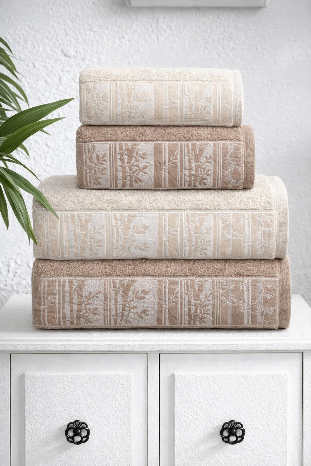 Redline Bambu 4 Parça Hamam Seti Lona