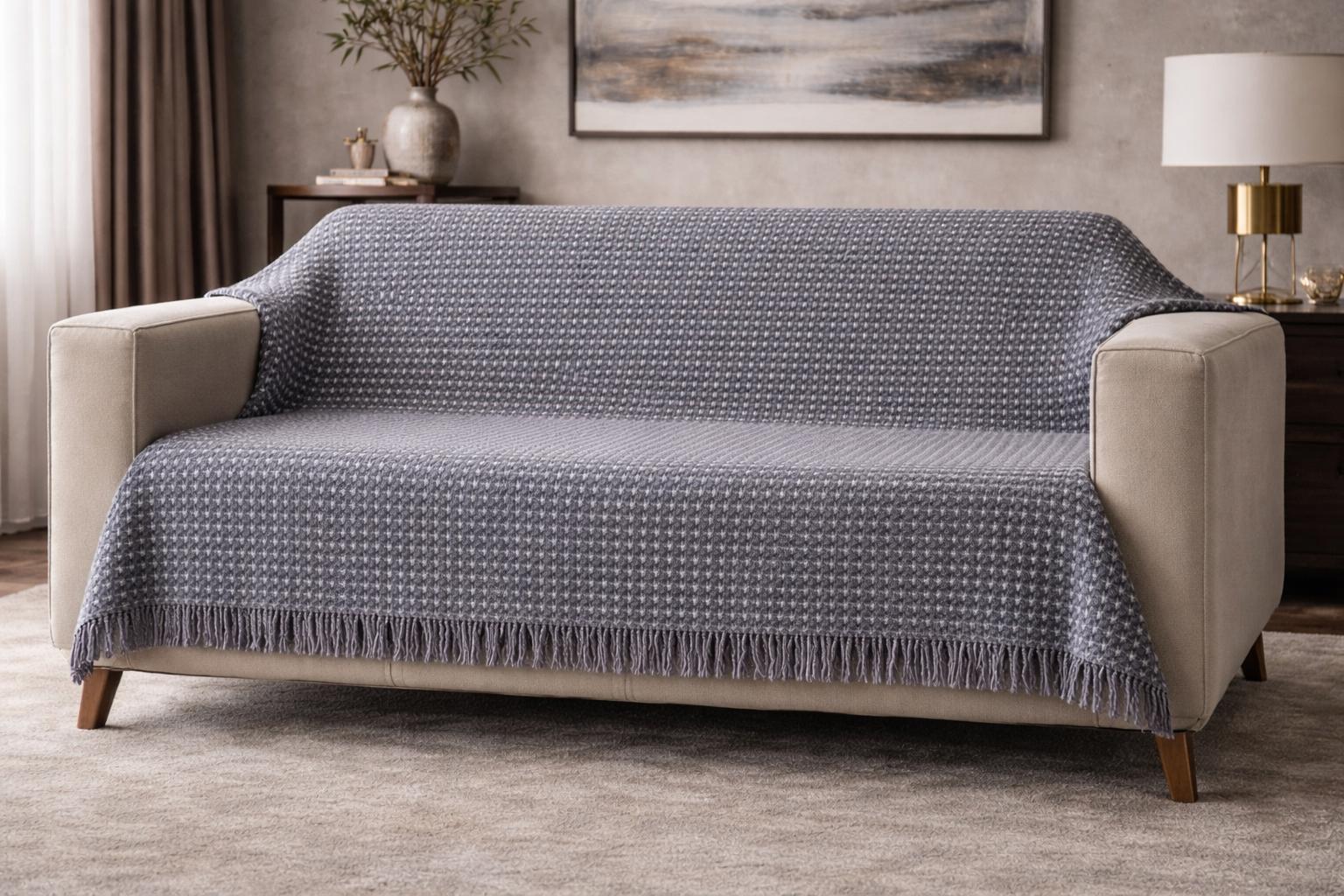 Sevika Home Koltuk Örtüsü Füme