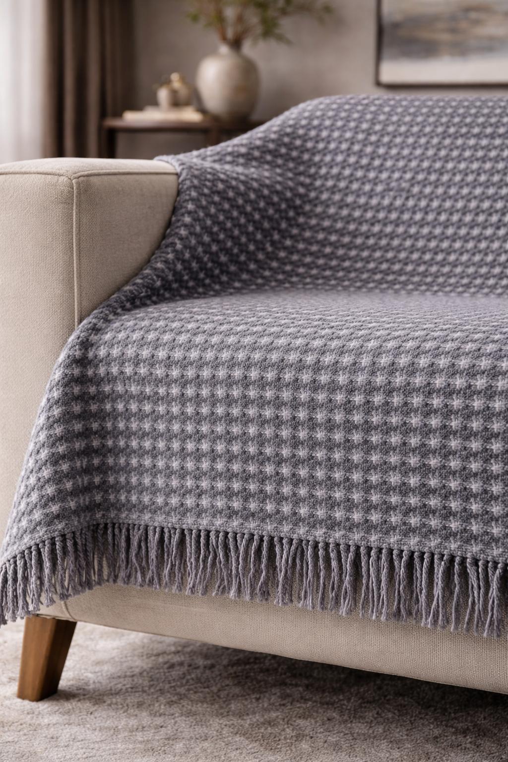 Sevika Home Koltuk Örtüsü Füme